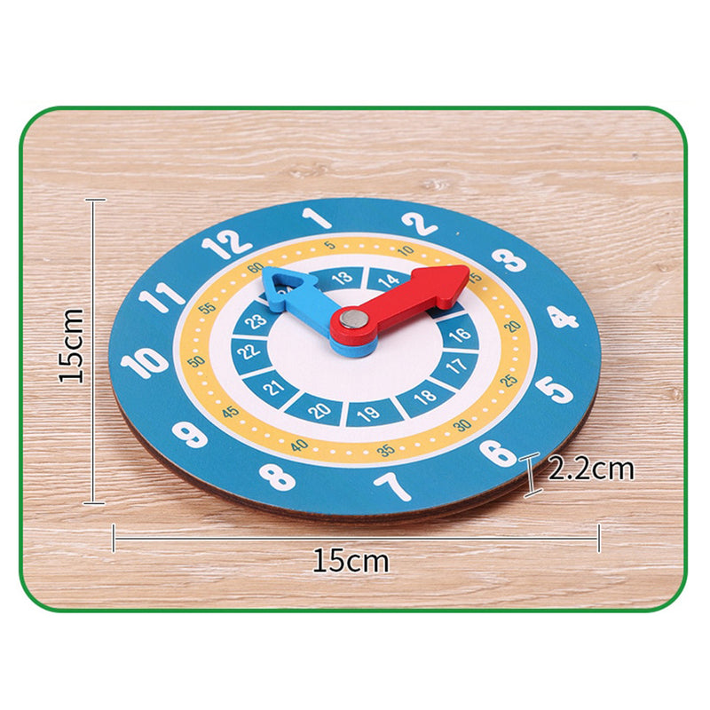 Double Sided Wooden Clock