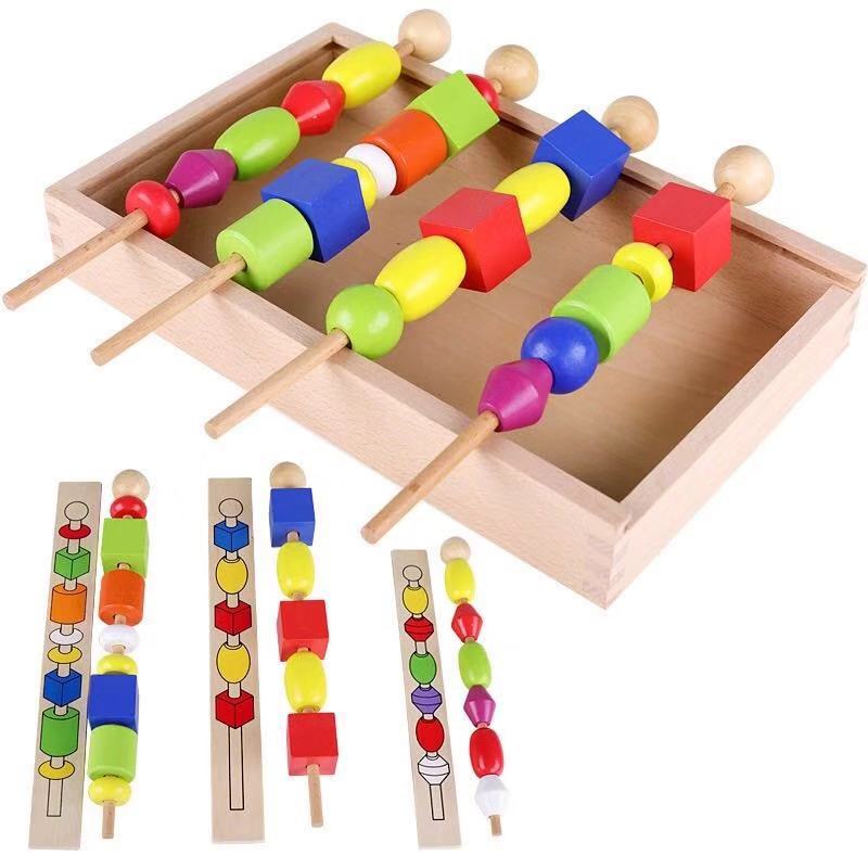 Wooden Colourful Shapes Set